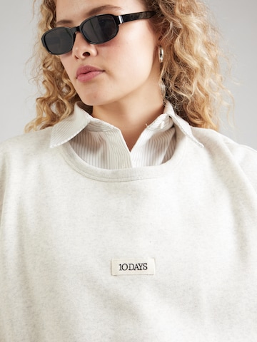 Sweat-shirt 'The Clean Statement' 10Days en gris