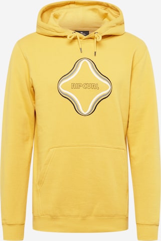 RIP CURL Athletic Sweatshirt in Yellow: front