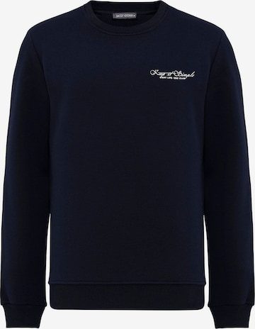 Sweat-shirt Jacey Quinn en bleu : devant
