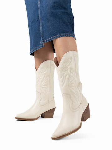 Bottes de cowboy 'Jukeson' BRONX en beige