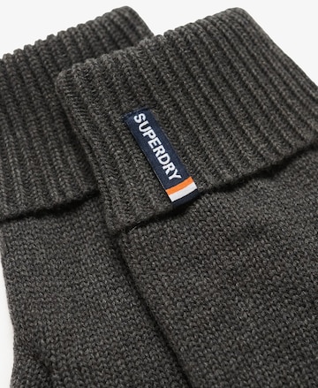 Superdry Fingerhandschuhe 'Essential' in Grün