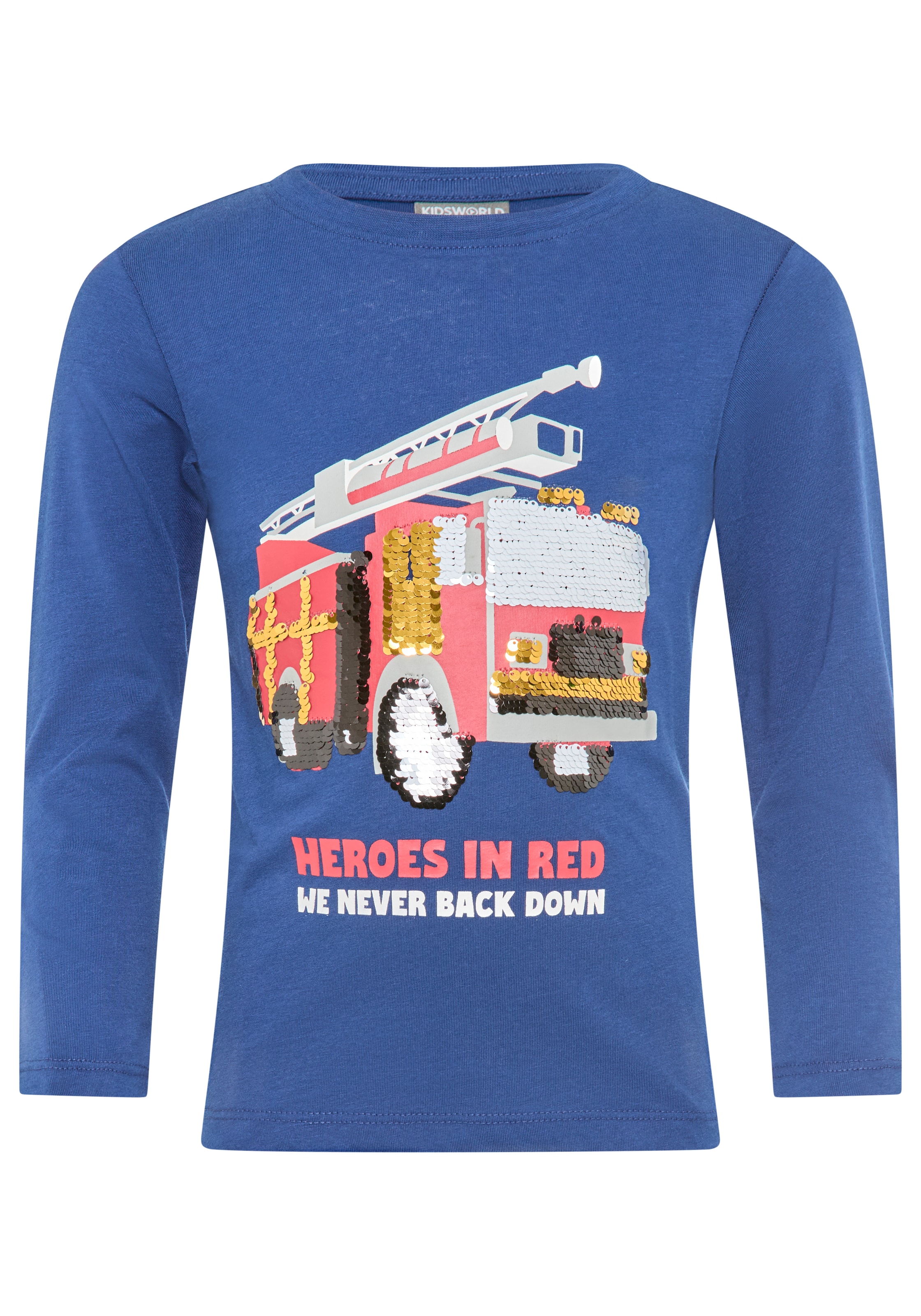 Kidsworld Shirt in Blue: front