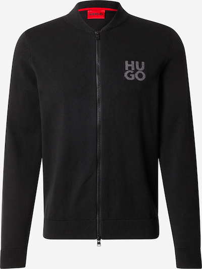 HUGO Neuletakki 'Solouh' värissä meleerattu harmaa / musta, Tuotenäkymä