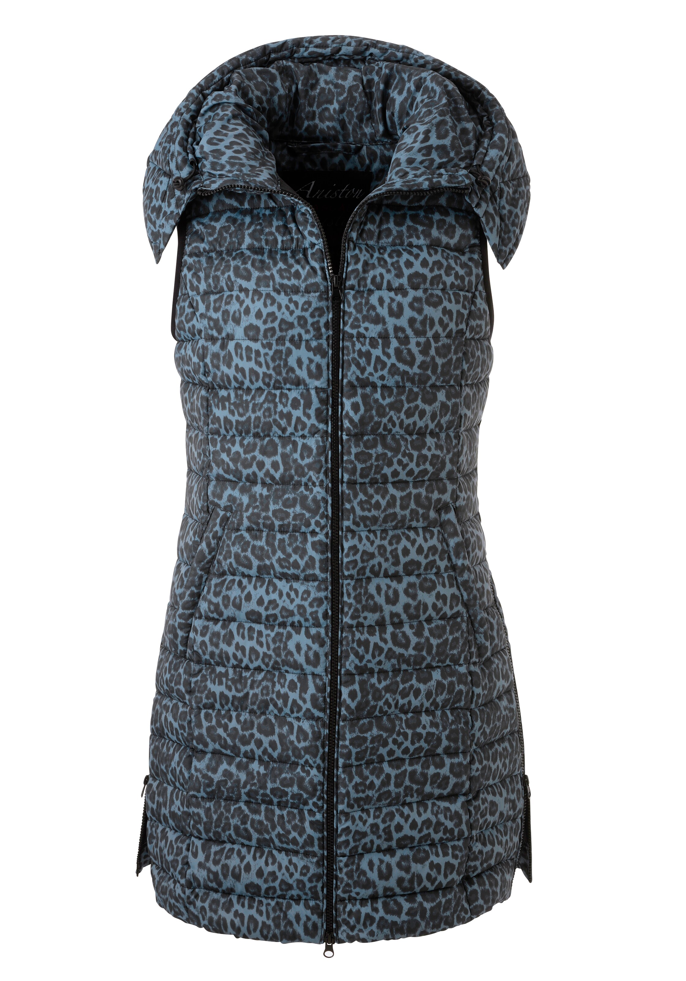 Aniston CASUAL Vest in Blue: front