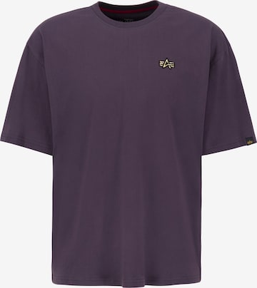 ALPHA INDUSTRIES Shirt in Purple: front