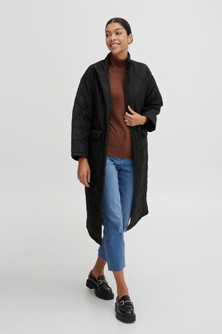 b.young Steppmantel Byasine Coat in Schwarz