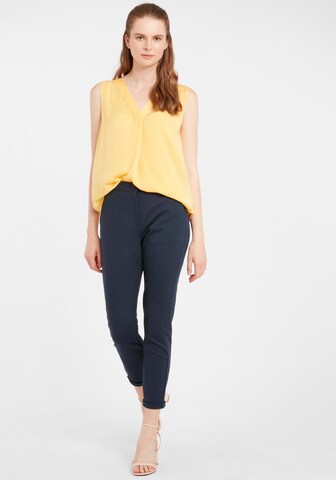 ICHI - Blusa 'CRISSY' em amarelo