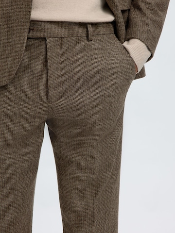 SELECTED Slimfit Hose 'SLHReed' in Braun