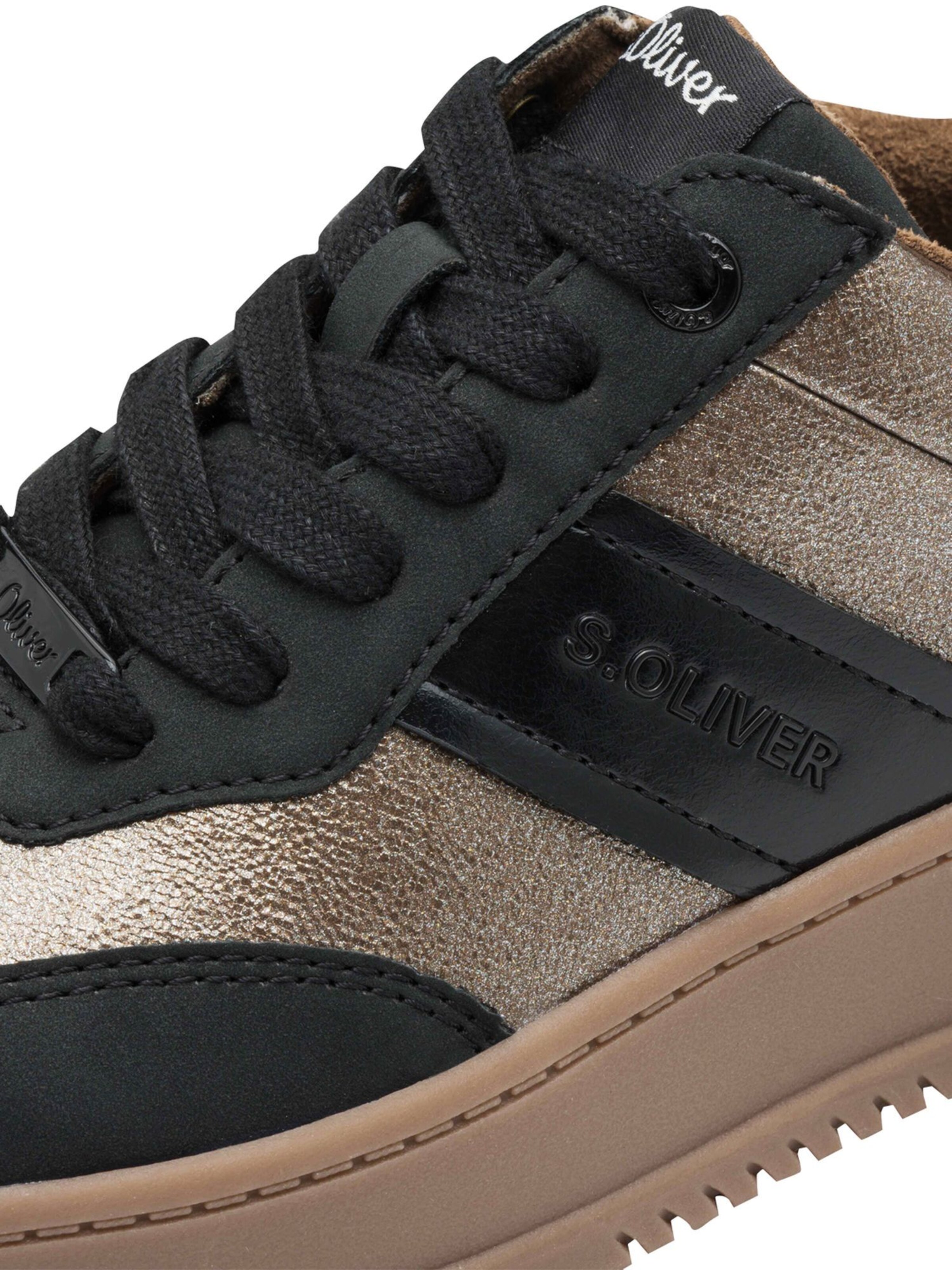 s.Oliver Sneaker in Schwarz
