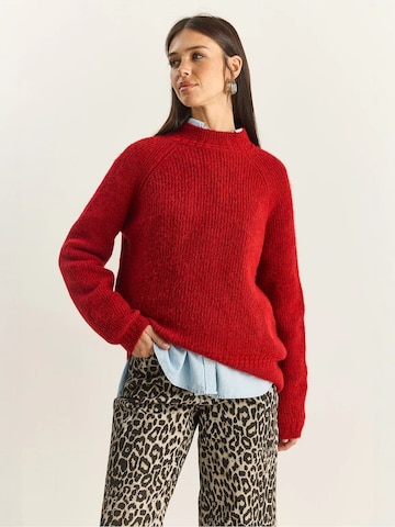 Pull-over Bianco Lucci en rouge