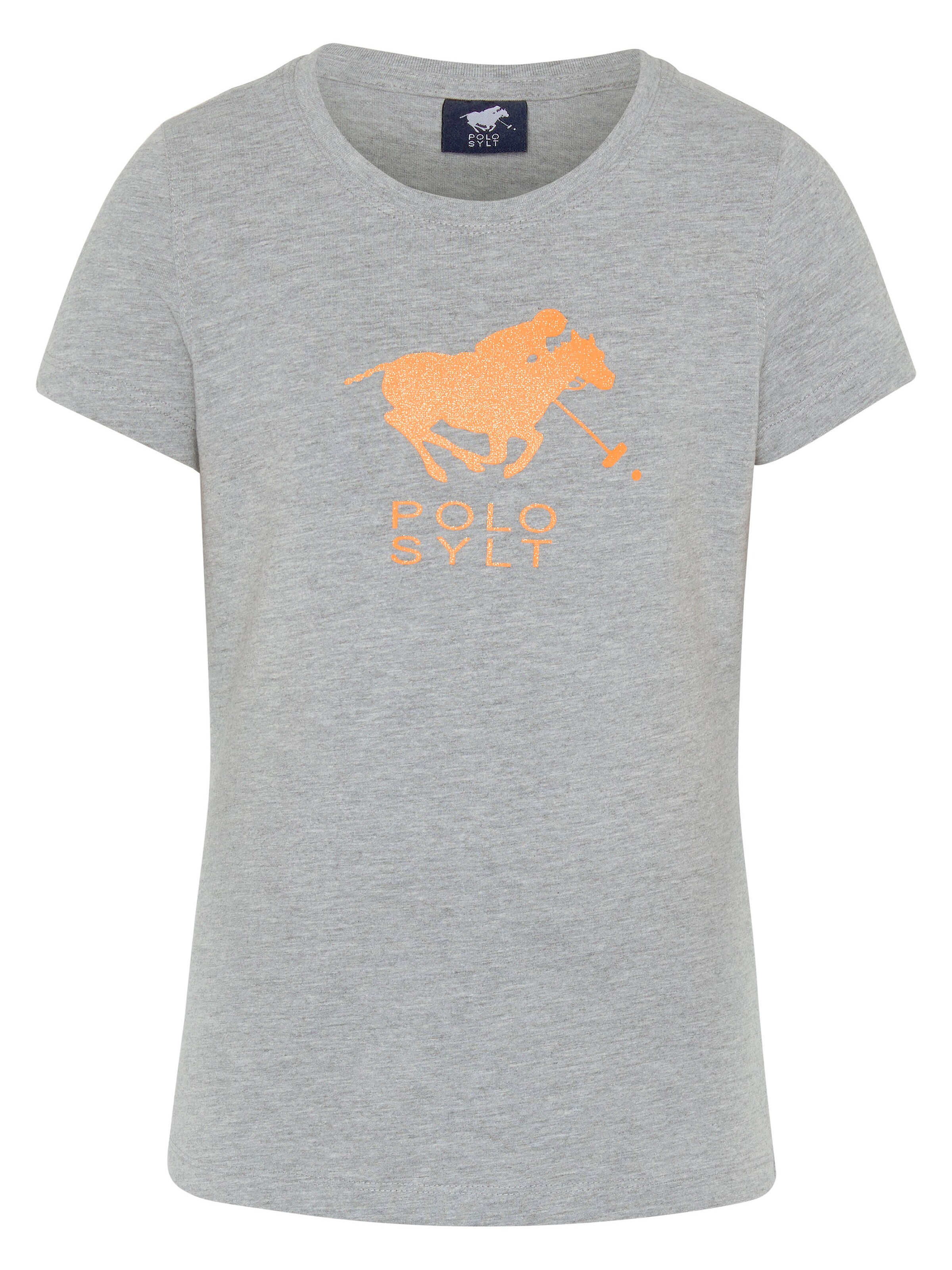 Polo Sylt Shirt in Grey: front