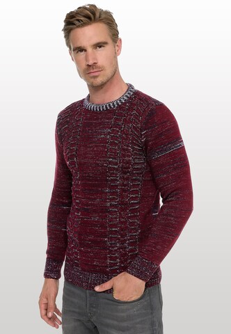 Rusty Neal Pullover in Rot: predná strana