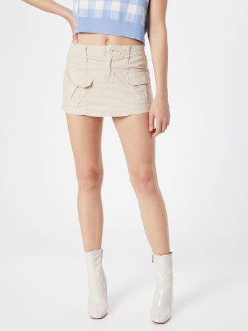 BDG Urban Outfitters Rok in Grijs: voorkant