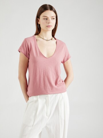 T-shirt 'AVIVI' DRYKORN en rose : devant