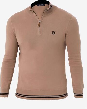 Jimmy Sanders Sweater in Beige: front