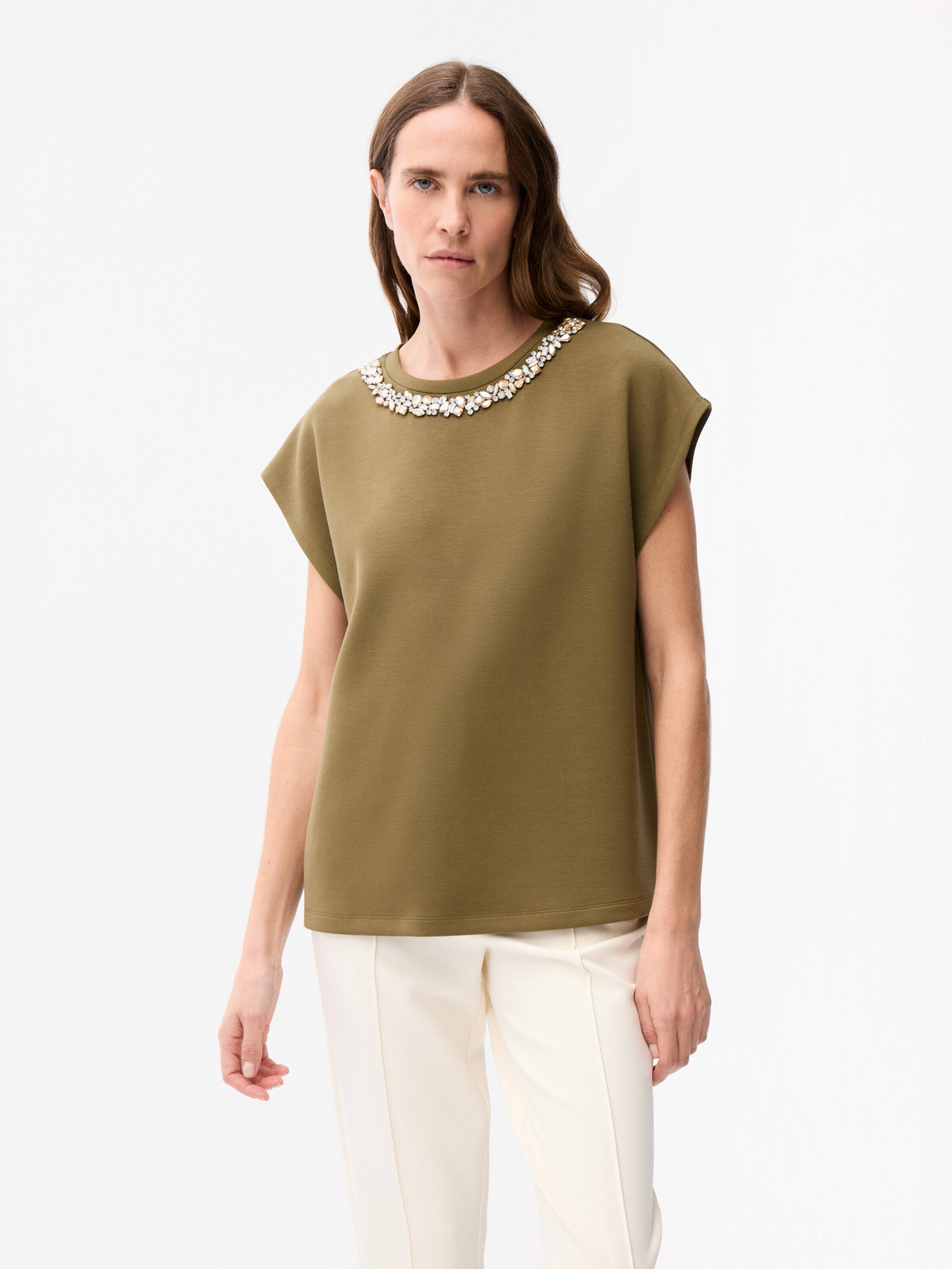adl Blouse in Groen: voorkant