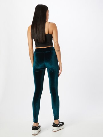Urban Classics Skinny Legíny – modrá