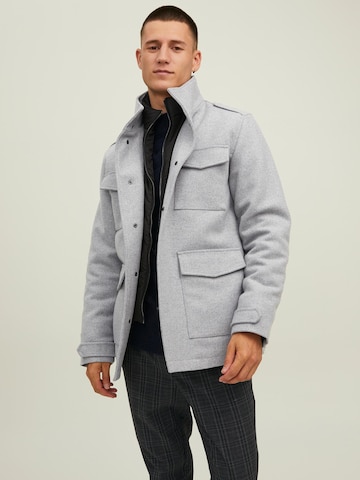 JACK & JONES Between-Season Jacket 'Parker' in Grey: front