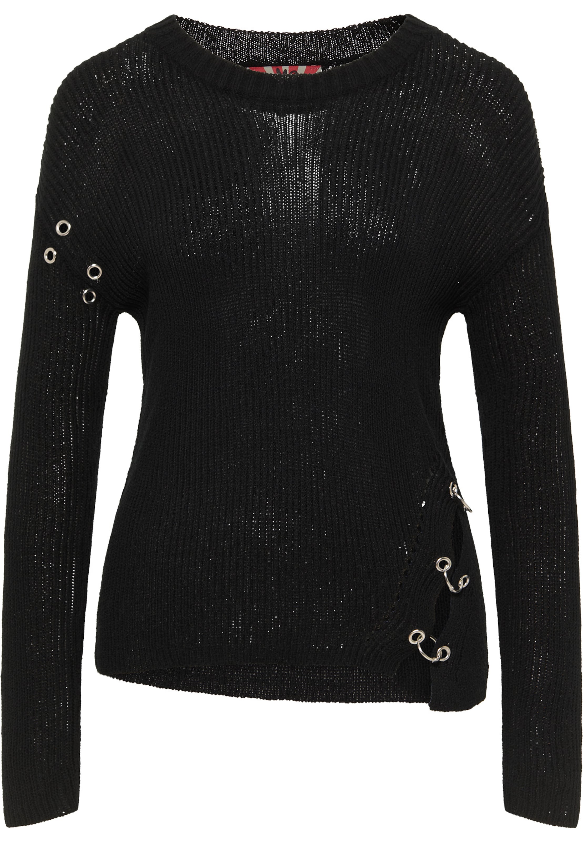 myMo ROCKS Sveter - Čierna: predná strana