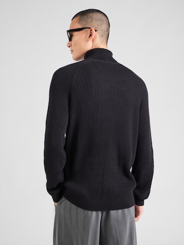 Pull-over 'JJPANNEL' JACK & JONES en noir