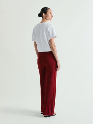 Scalpers Расклешенный Штаны ' ' в Красный