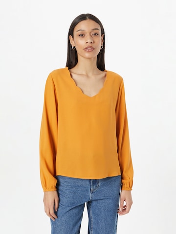 ABOUT YOU Blouse 'Ramona' in Geel: voorkant