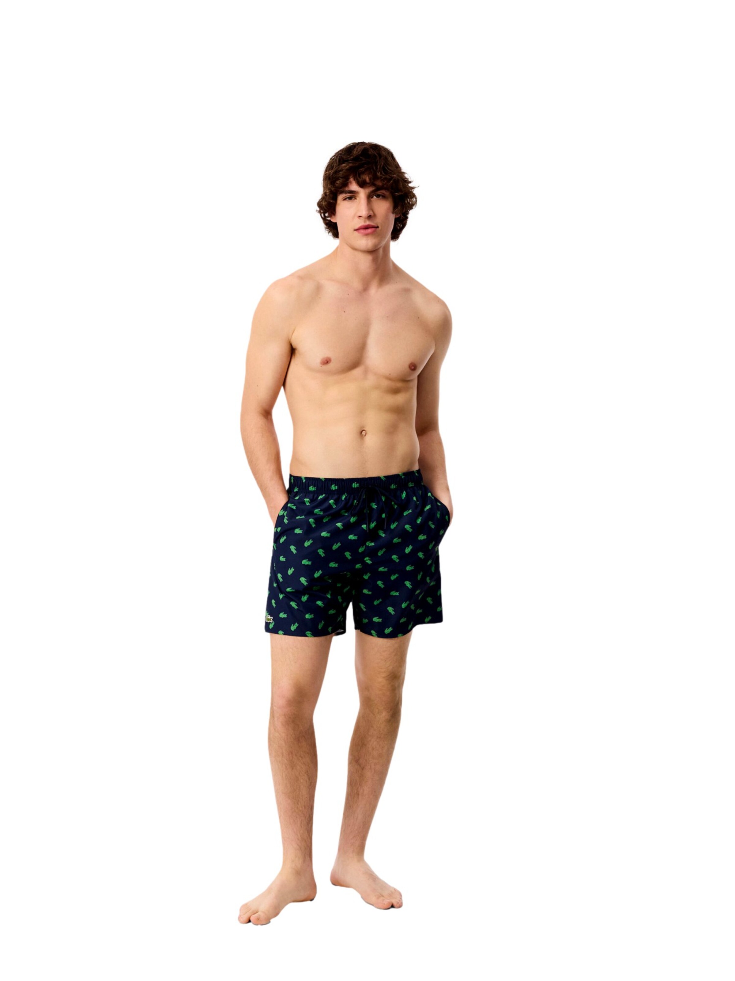 Pantaloncini da bagno di LACOSTE in blu: frontale