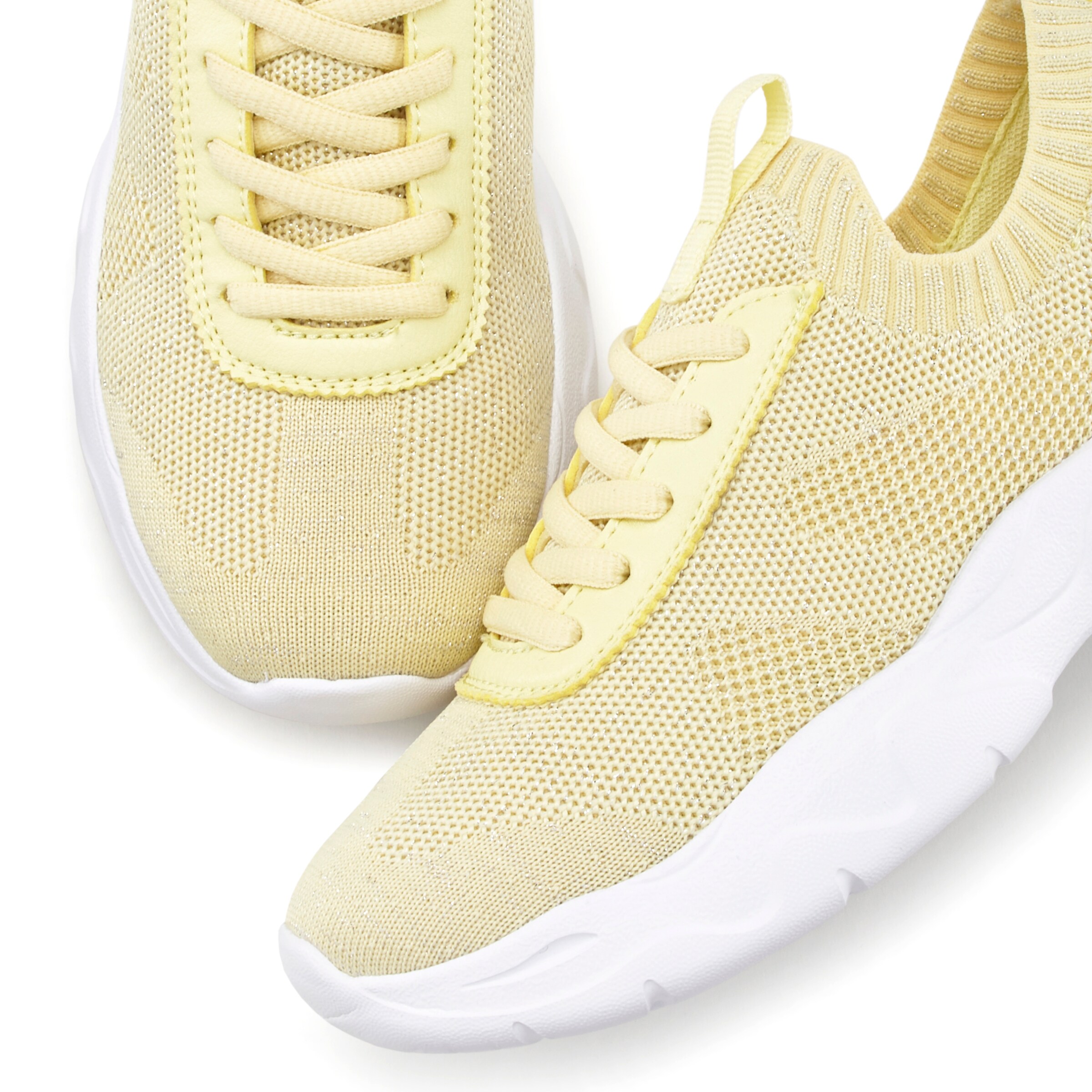 Freyling Platform trainers in Yellow