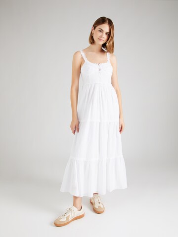 Gina Tricot Kleid 'Trim' in Weiß: Vorderseite