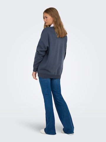 Only Maternity Sweatshirt in Blauw