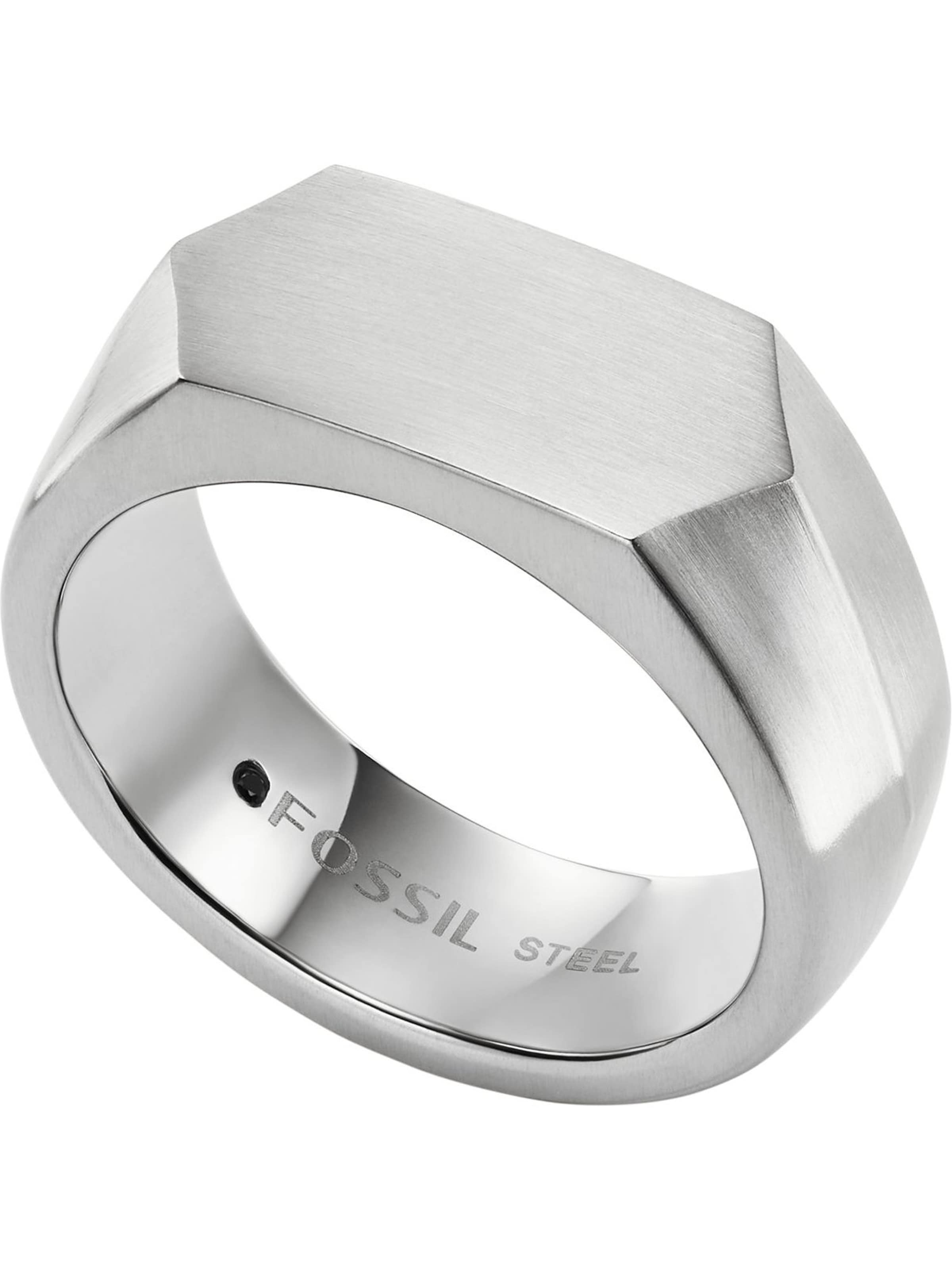 FOSSIL Ring in Silber: Vorderseite