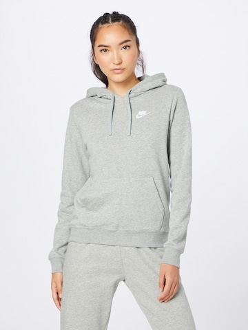 Nike SportswearSweater majica - siva boja: prednji dio