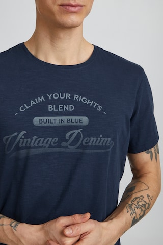 BLEND T-Shirt 'PILO' in Blau