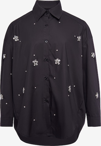 usha WHITE LABEL Blouse in Black: front