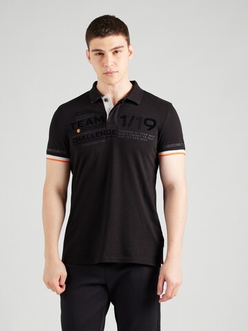 CAMP DAVID Shirt in Black: front