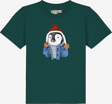 T-Shirt 'Pinguin' watabout.kids en vert : devant