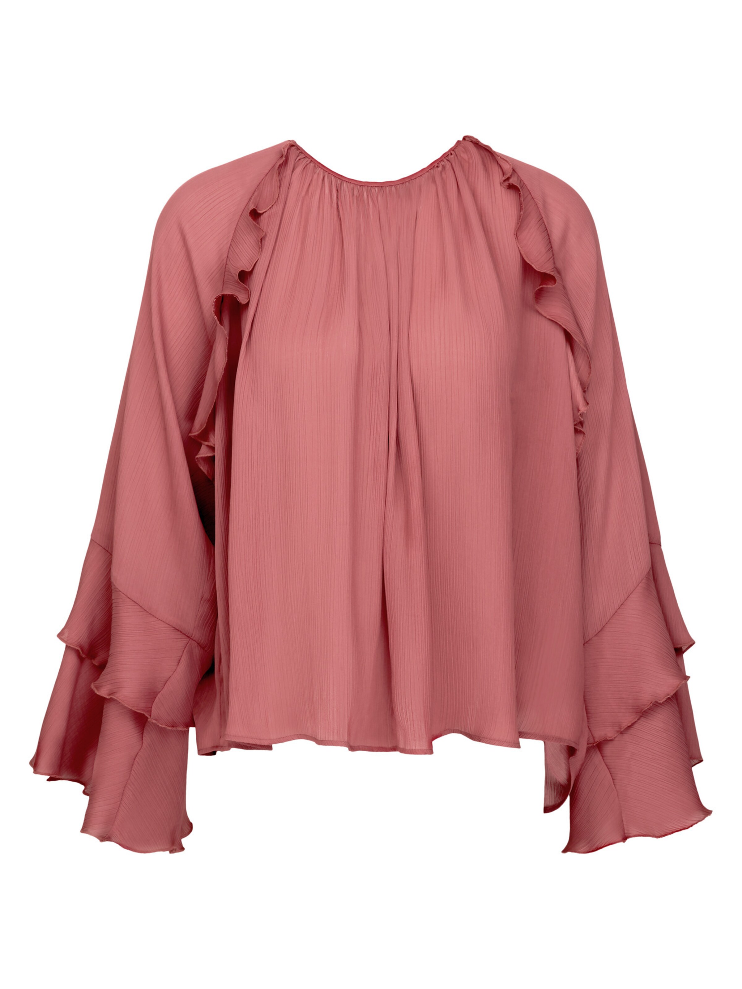 SEIDENSTICKER Blouse 'Schwarze Rose' in Roze: voorkant