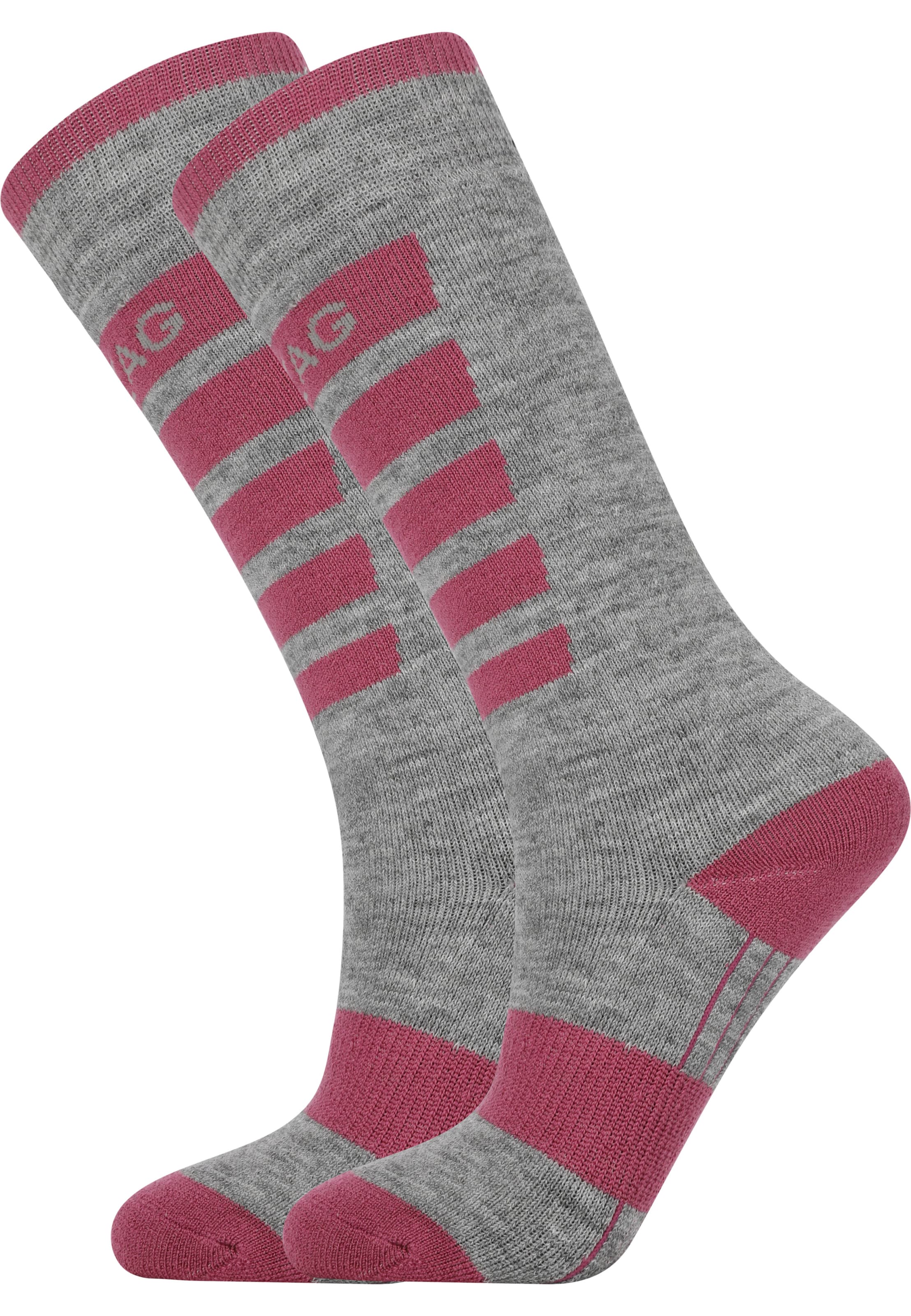 ZigZag Sports socks 'Znow' in Grey: front