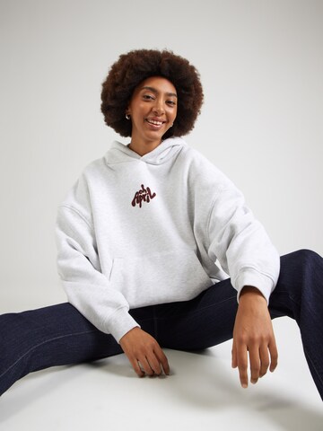 Sweat-shirt 'Boyfriend' OH APRIL en gris : devant