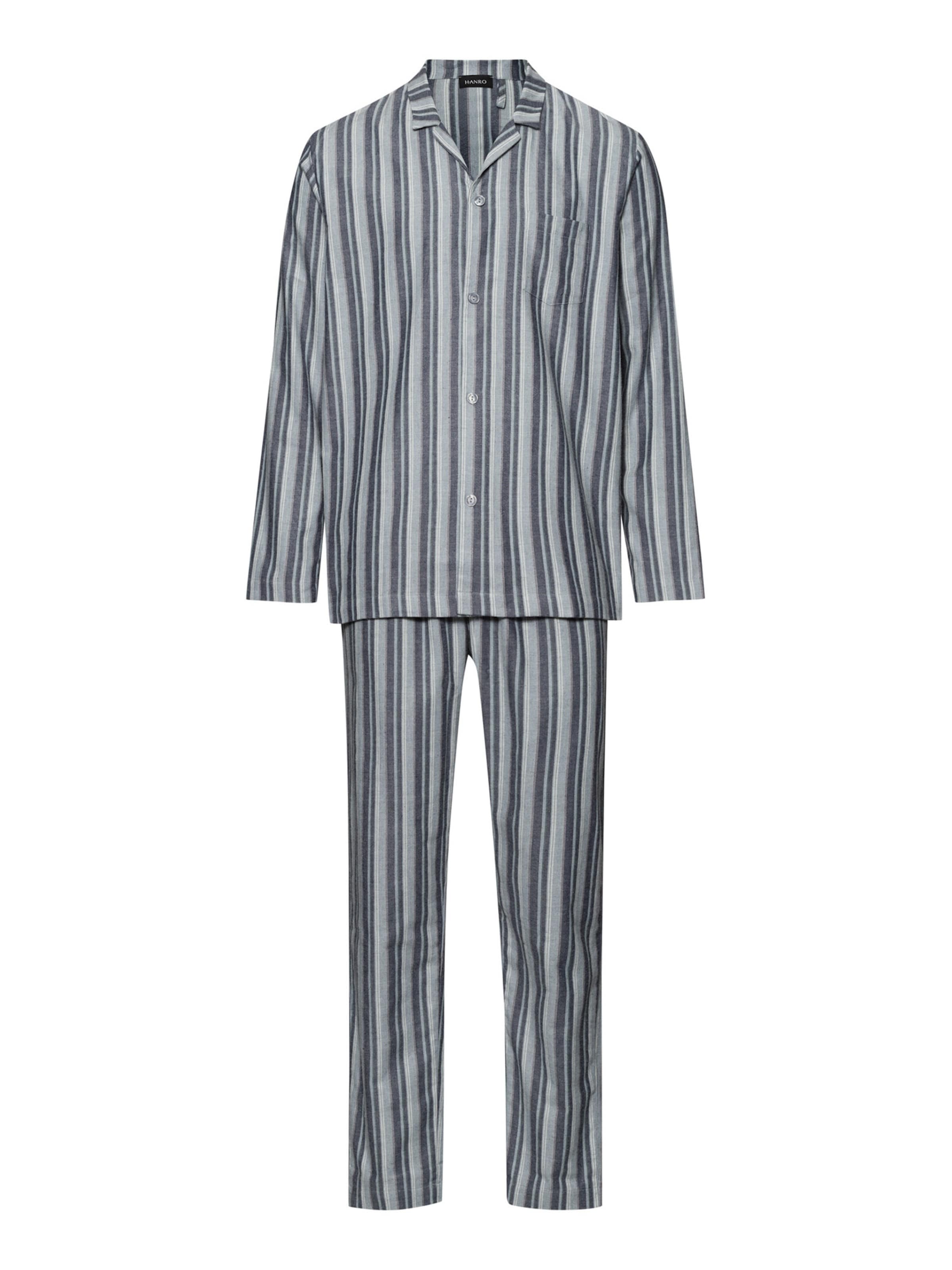 Hanro Pyjama ' Cozy Comfort ' in Mischfarben: Vorderseite