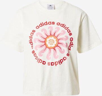 ADIDAS SPORTSWEAR Shirts 'Farm Rio Graphic' i hvid: forside