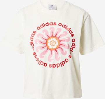 ADIDAS SPORTSWEAR T-Shirt 'Farm Rio Graphic' in Weiß: predná strana