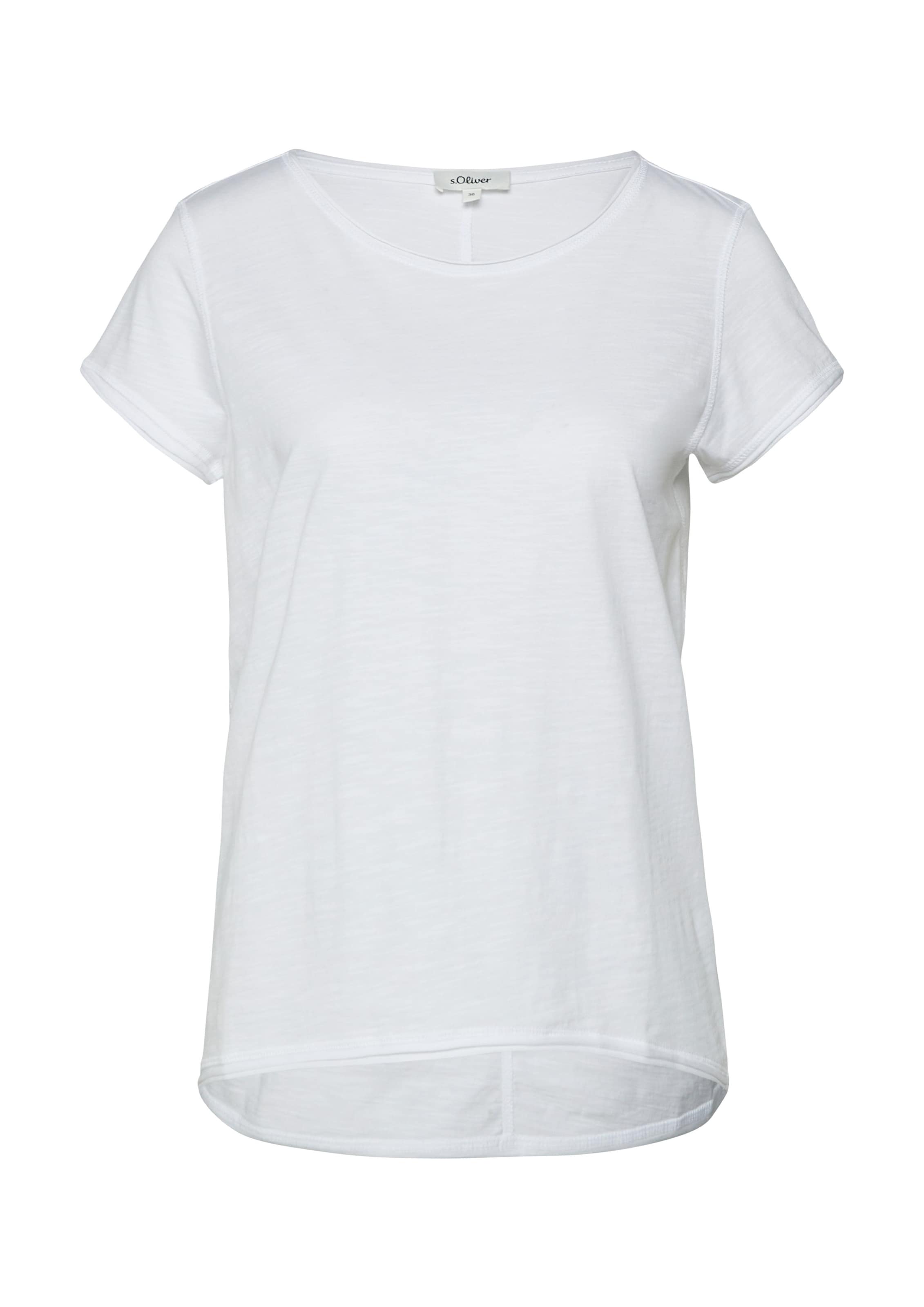 T-shirt s.Oliver en blanc : devant