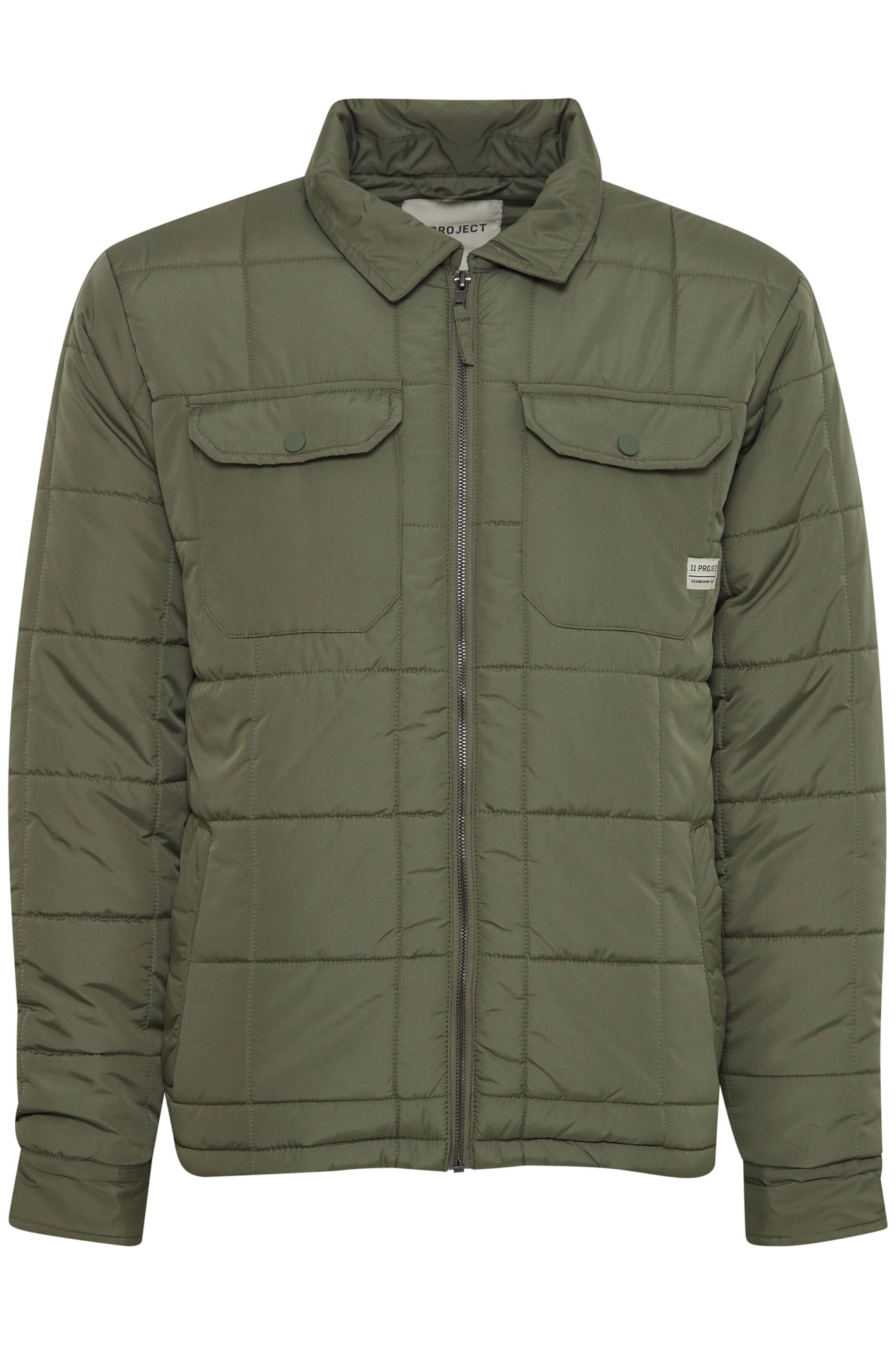 11 Project Jacke in Grün: Vorderseite