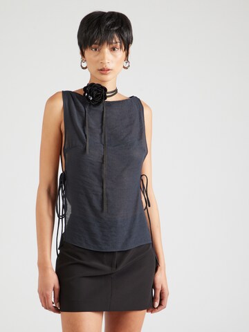 WEEKDAY - Top 'Cintia' em preto: frente
