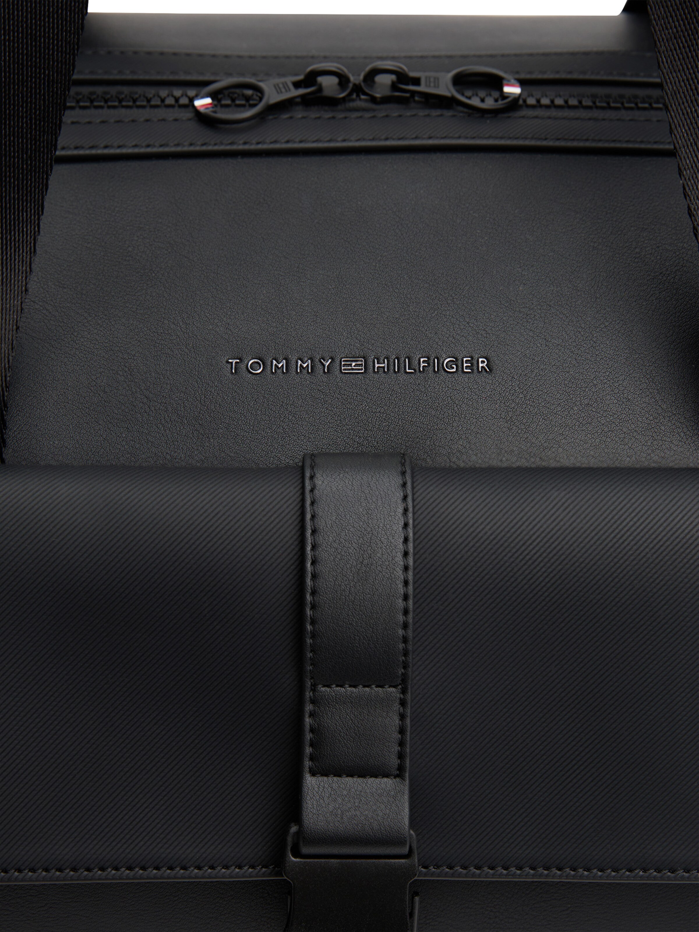 TOMMY HILFIGER Víkendová taška 'FOUNDATION' - Čierna