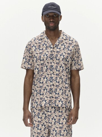 Comfort fit Camicia 'Sven' di GABBA in blu: frontale