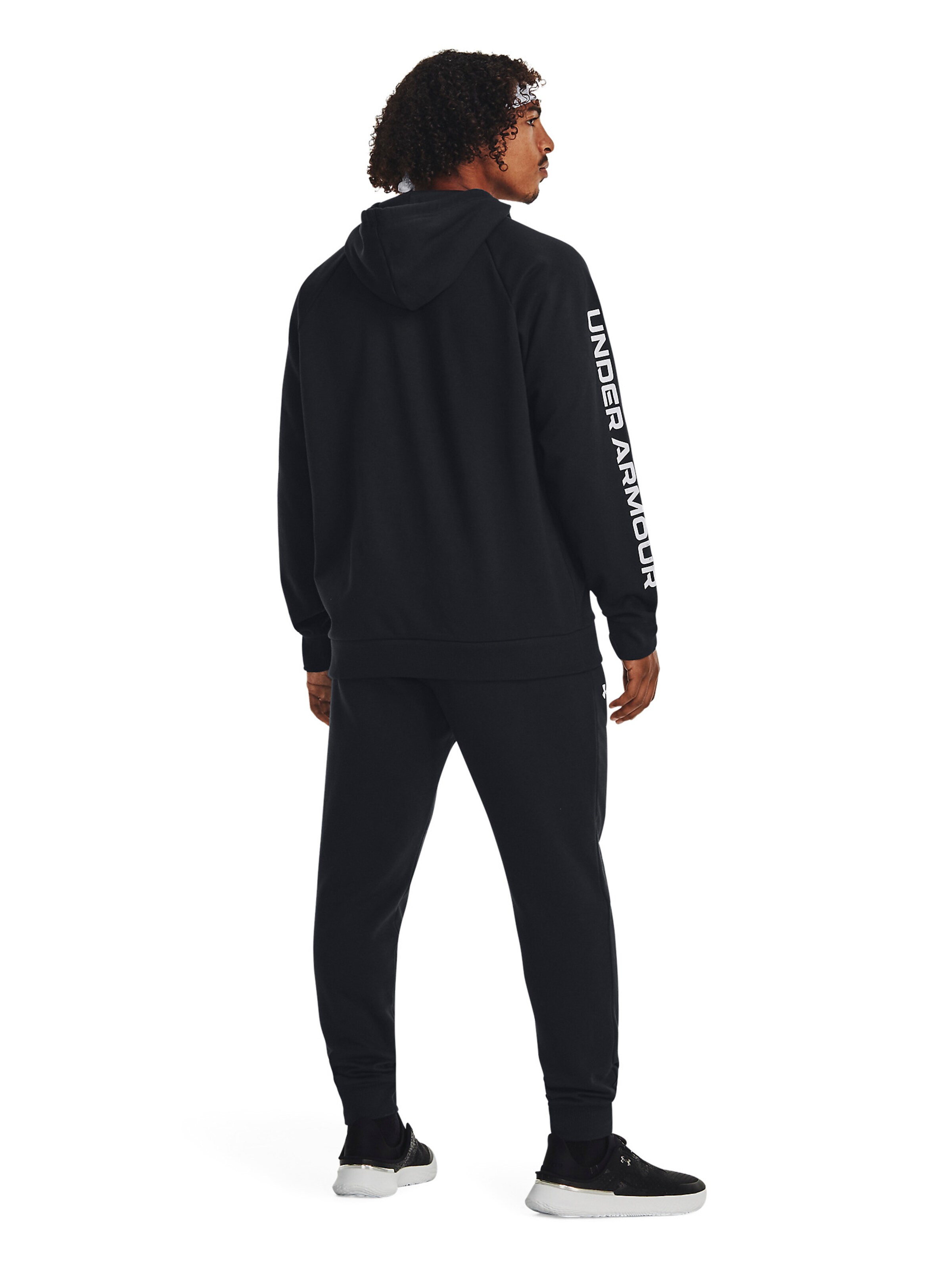 UNDER ARMOUR Trainingspak 'Rival Fleece' in Zwart