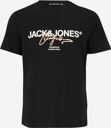 Jack & Jones Plus Majica 'ARUBA' | siva barva: sprednja stran