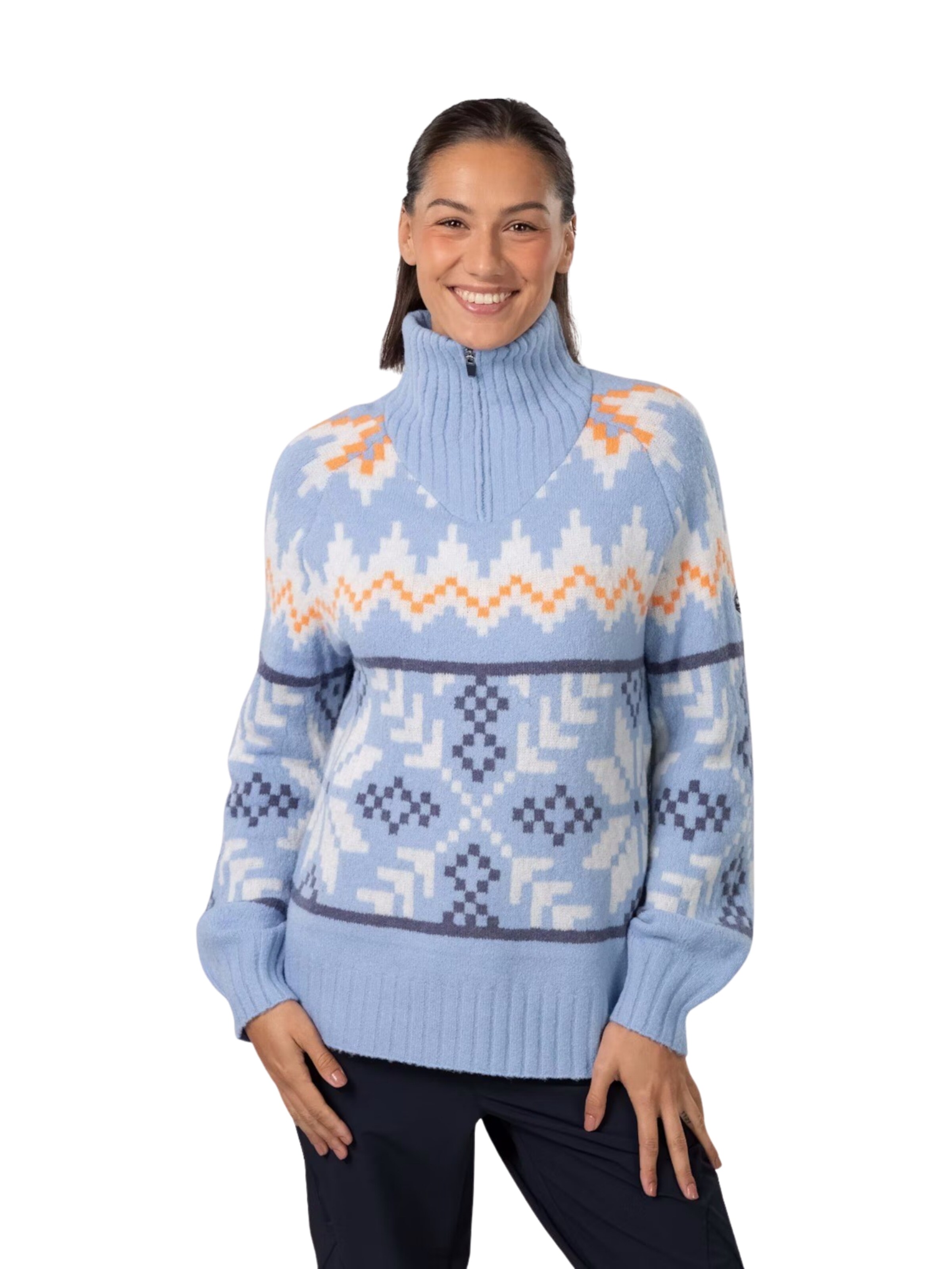 Kari Traa Pullover 'AMELIA' in Blau: Vorderseite